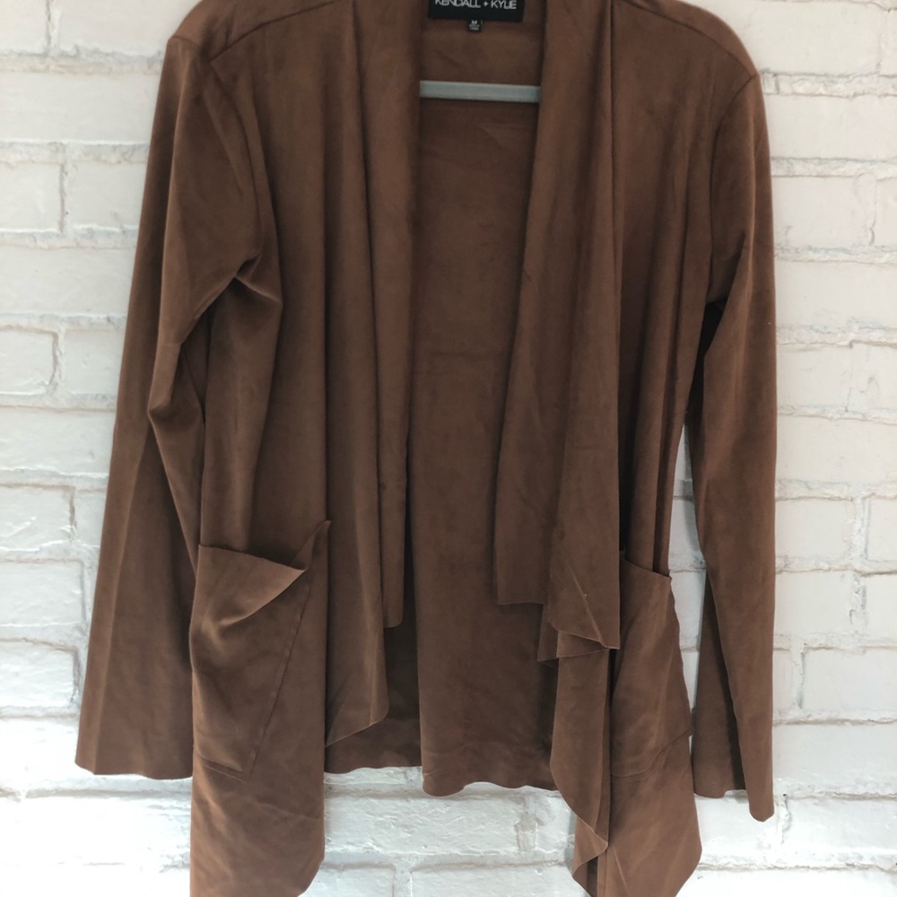 Kendall & Kylie Suede Cardigan